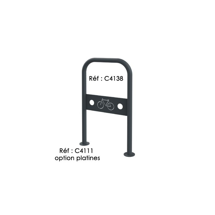 ARCEAU VELO LIDO PEINT AVEC SIGNALETIQUE avec option platines