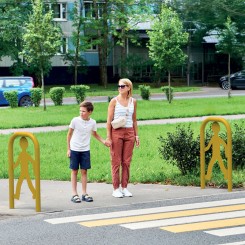 ARCEAU DE SIGNALISATION PASSAGE PIETON