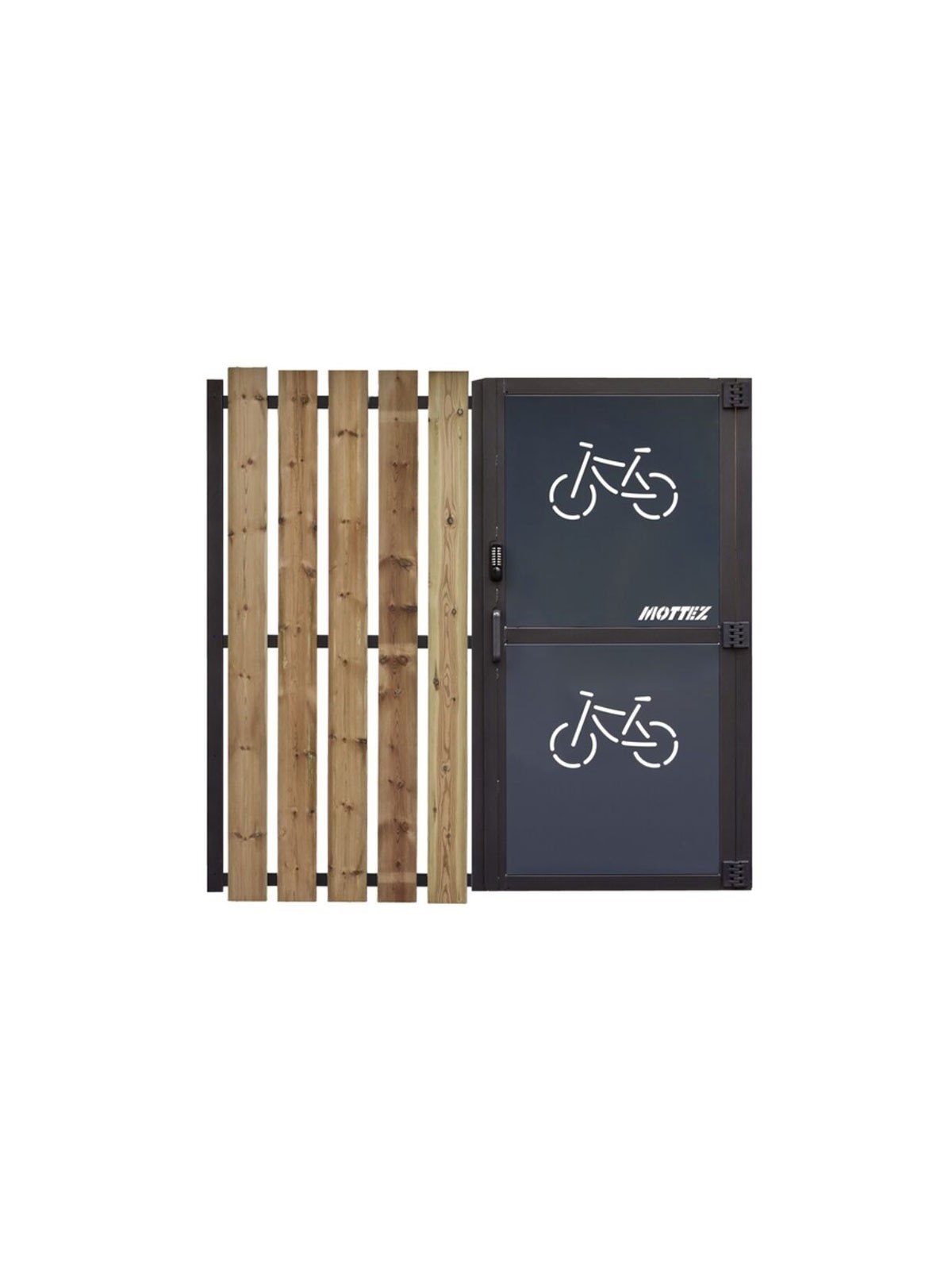 ABRI CYCLES STANLEY 3 X 5 M BARDAGE TOLE BOIS