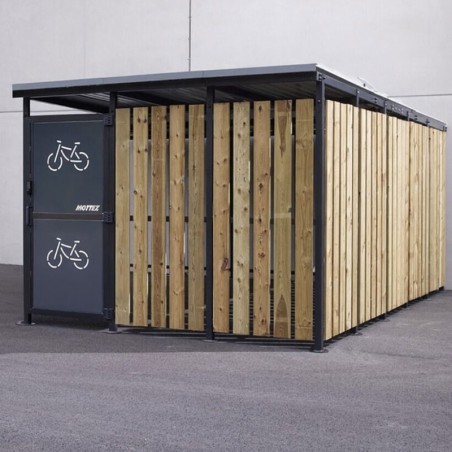 ABRI CYCLES STANLEY 3 X 5 M BARDAGE TOLE BOIS