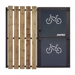 ABRI CYCLES STANLEY 5 X 5 M BARDAGE TOLE BOIS