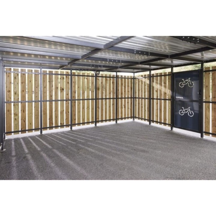 ABRI CYCLES STANLEY 5 X 5 M BARDAGE TOLE BOIS