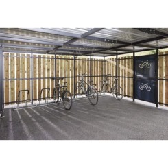 ABRI CYCLES STANLEY 5 X 5 M BARDAGE TOLE BOIS