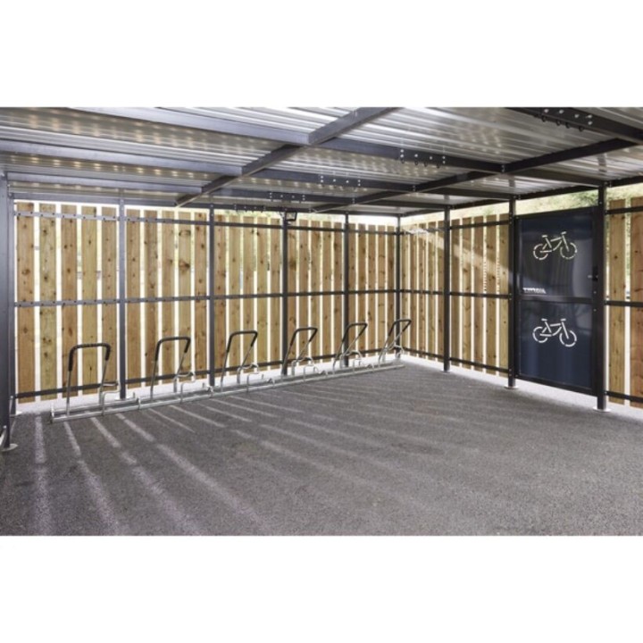 ABRI CYCLES STANLEY 5 X 5 M BARDAGE TOLE BOIS