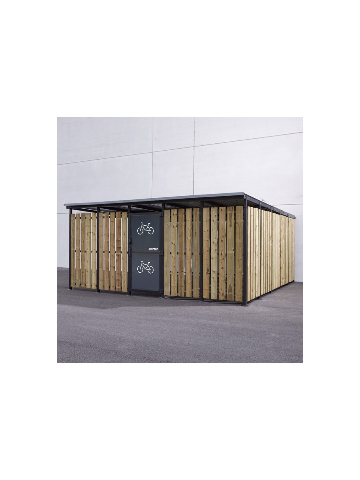 ABRI CYCLES STANLEY 5 X 5 M BARDAGE TOLE BOIS