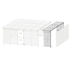 ABRI CYCLES STANLEY COMPLEMENTAIRE TOLE BOIS