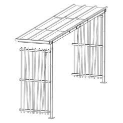 ABRI CYCLES STANLEY COMPLEMENTAIRE BAMBOU