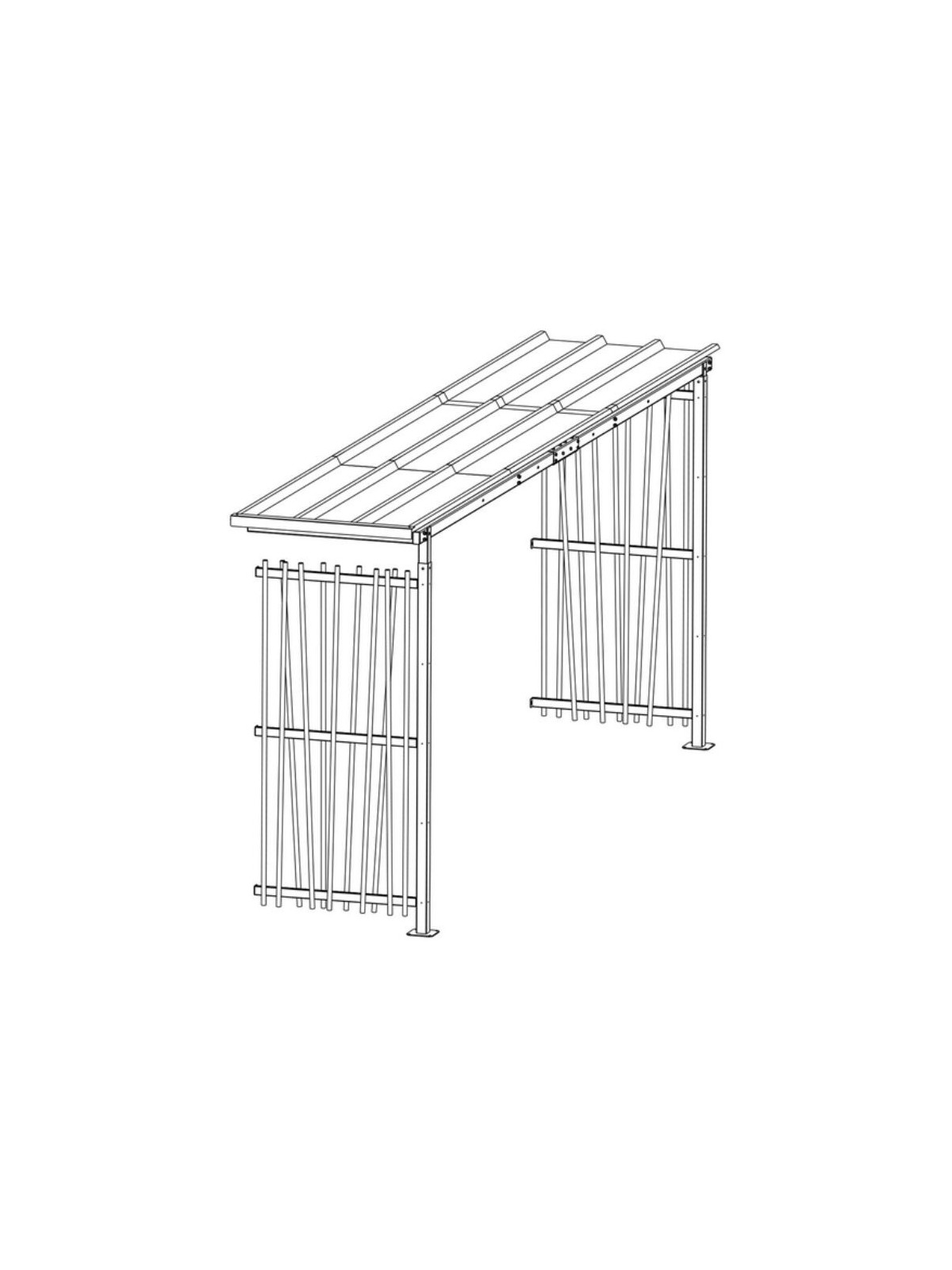 ABRI CYCLES STANLEY COMPLEMENTAIRE BAMBOU