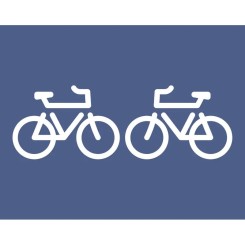 SIGNALETIQUE SYMBOLE VELO LA PAIRE
