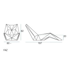 Bain de soleil FAZ design polyéthylène style design et moderne
