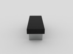 Banco Helium – Banc urbain design en caoutchouc recyclé | Neusus Urban