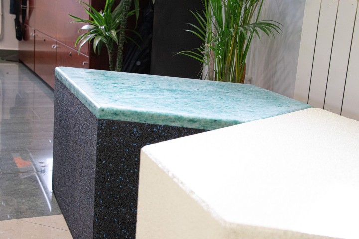 Half Neulogic – Banc urbain modulaire recyclé | Neusus Urban