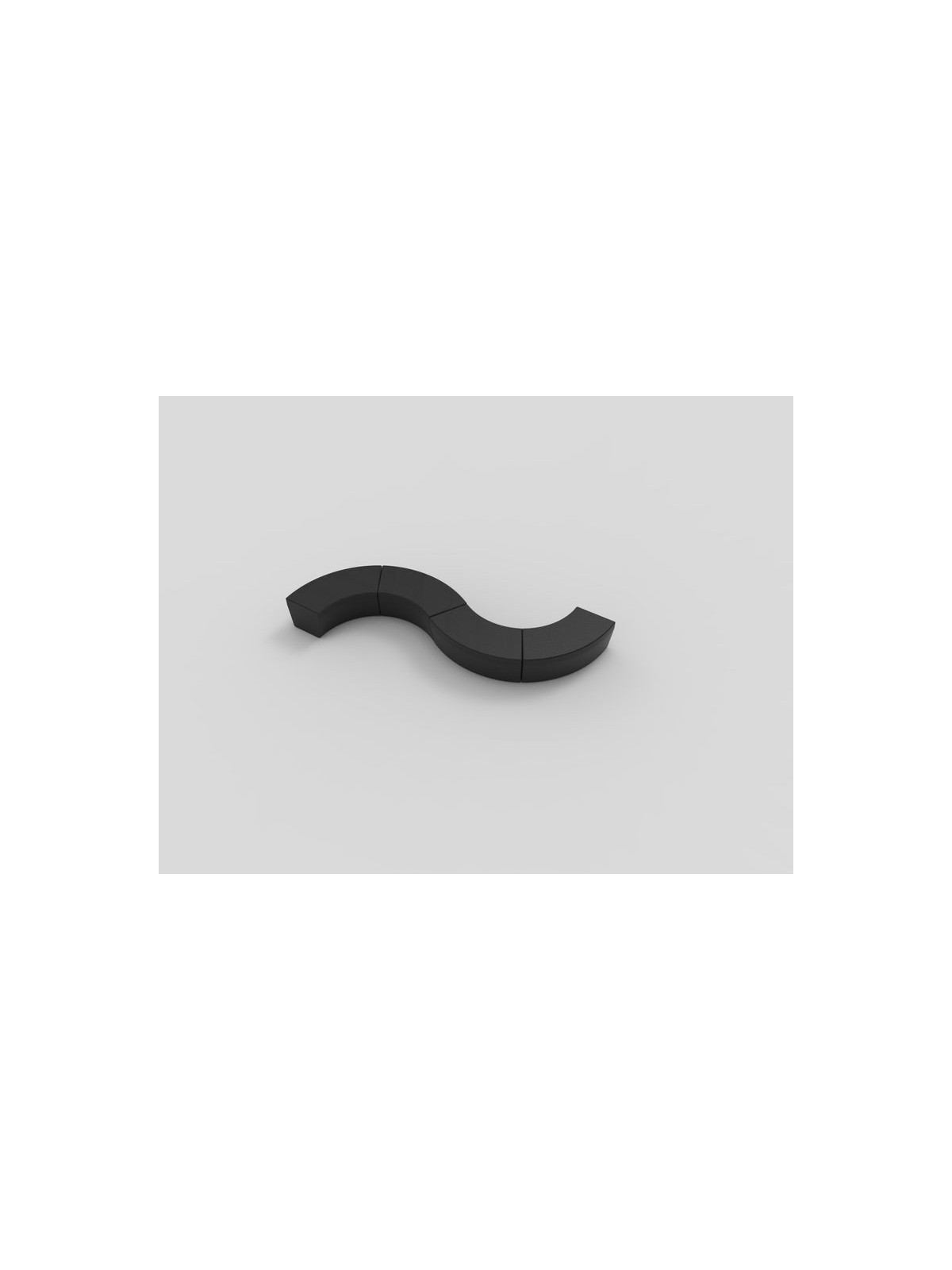 Agora Bench – Banc urbain recyclé modulable | Neusus Urban