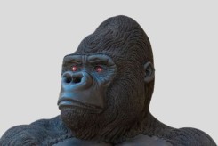 Escultura Gorila – Sculpture urbaine recyclée | Neusus Urban