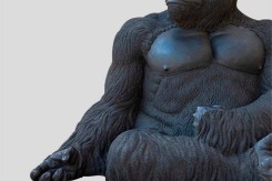 Escultura Gorila – Sculpture urbaine recyclée | Neusus Urban