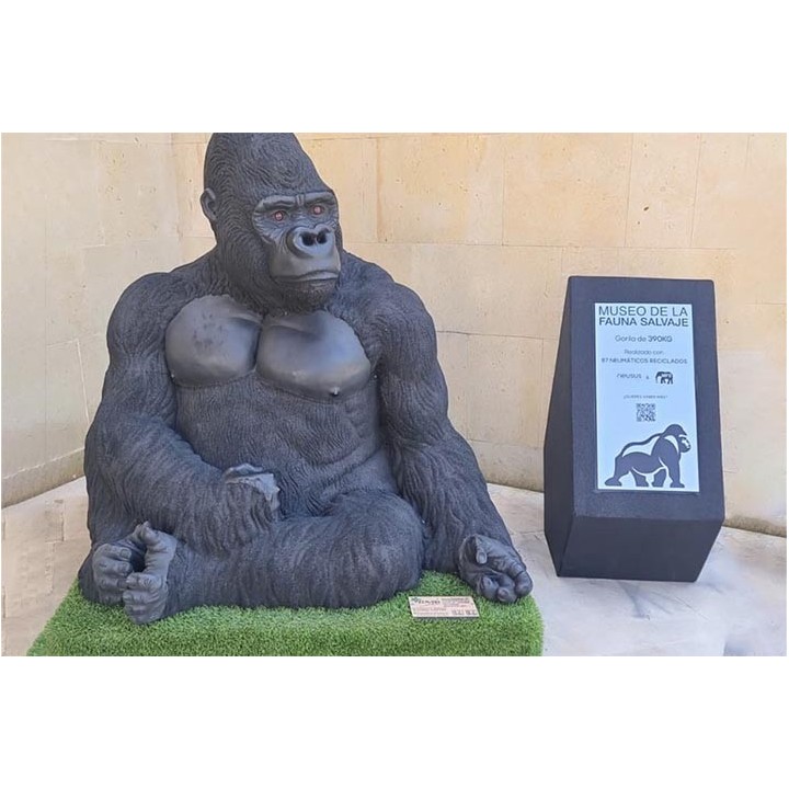 sculpture gorille – Sculpture urbaine recyclée | Neusus Urban