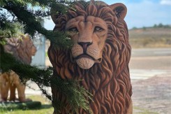 Escultura León – Sculpture lion recyclée | Neusus Urban