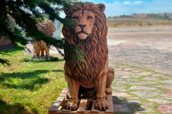 Escultura León – Sculpture lion recyclée | Neusus Urban