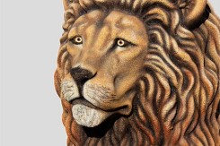 Escultura León – Sculpture lion recyclée | Neusus Urban