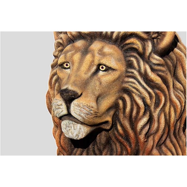 Escultura León – Sculpture lion recyclée | Neusus Urban