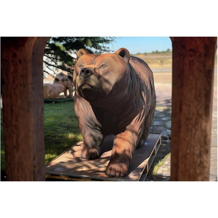 Sculpture ours en caoutchouc recyclé – Neusus Urban