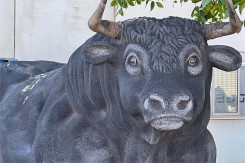 Sculpture Taureau Neusus Urban | Taureau déco durable