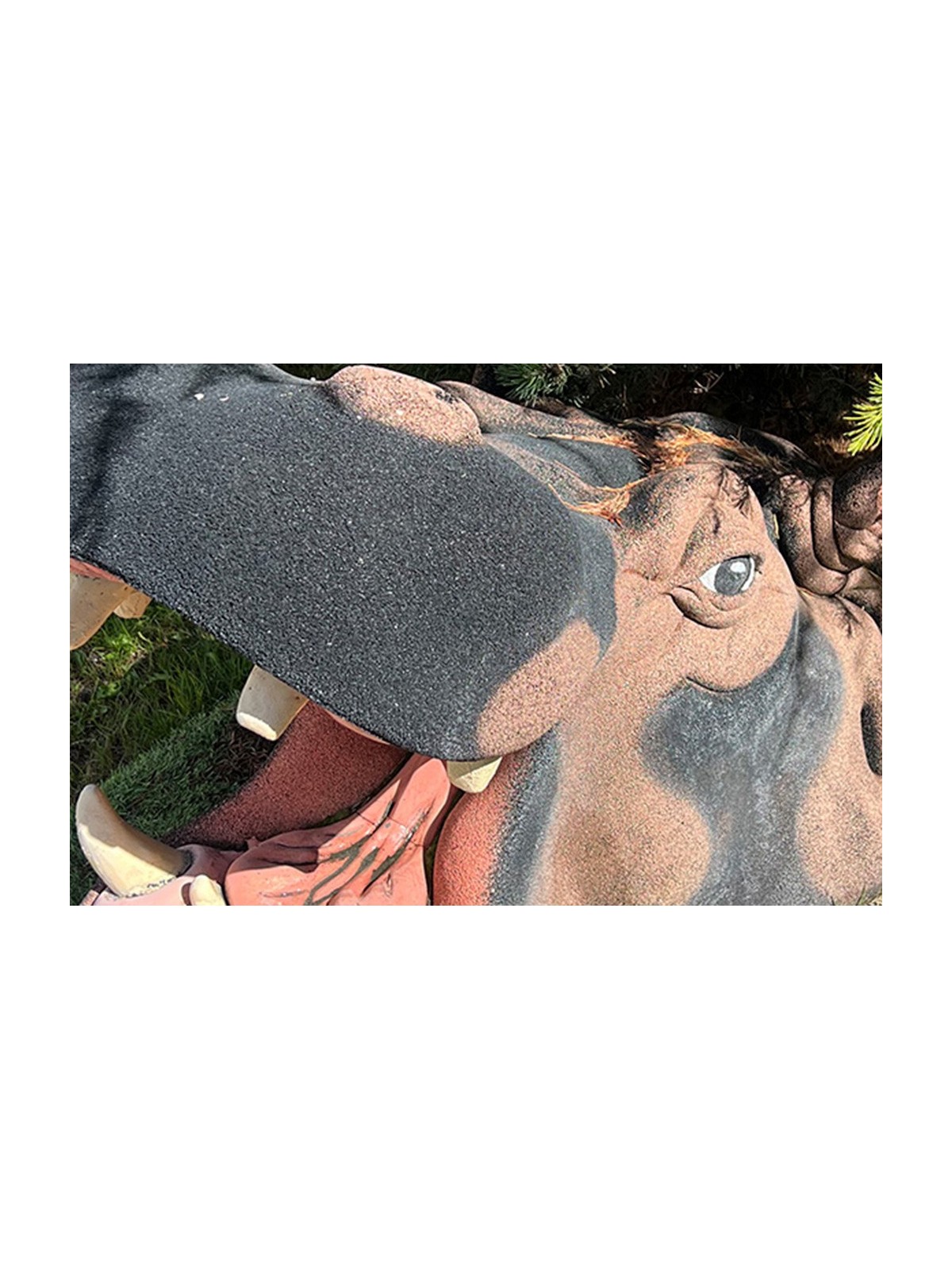 Hippopotame sculpté Neusus Urban | Sculpture hippopotame XXL