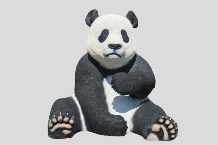 Sculpture Panda Neusus Urban | Statue panda recyclé XL