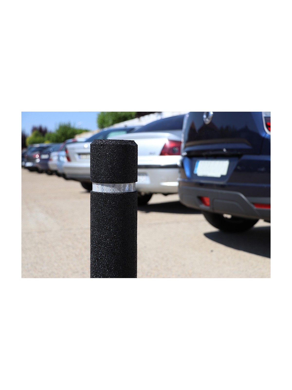 Potelet City sur platine en caoutchouc 100 % recyclé – Neusus Urban