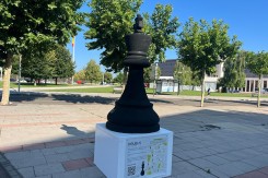 Pion géant échec roi en caoutchouc recyclé – Neusus Urban