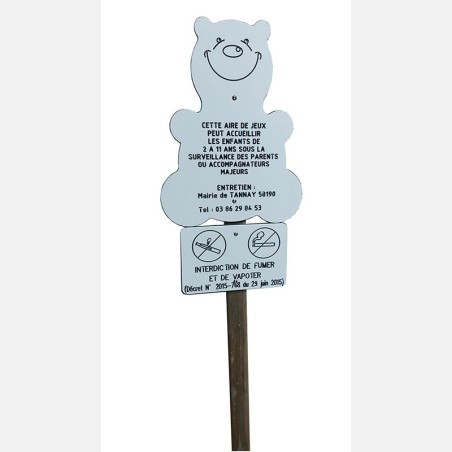 PACK PANNEAU OURS + INTERDICTION DE FUMER