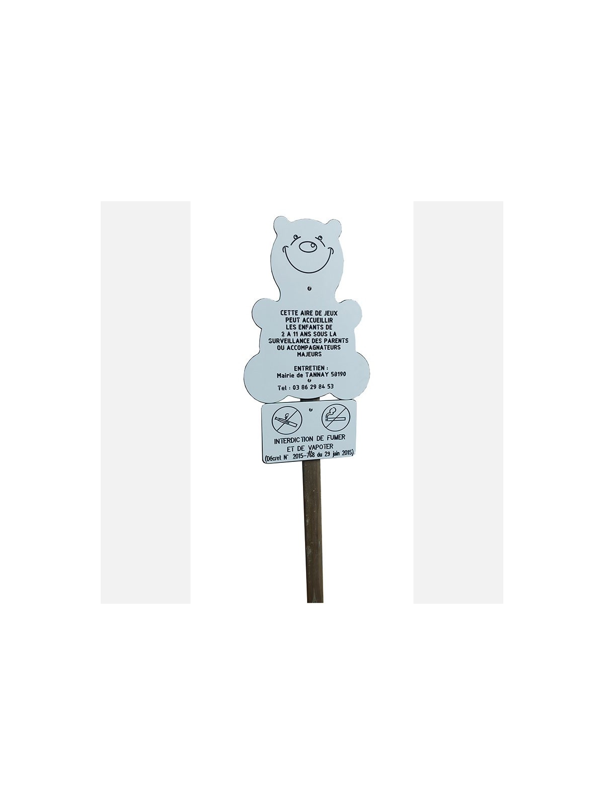 PACK PANNEAU OURS + INTERDICTION DE FUMER