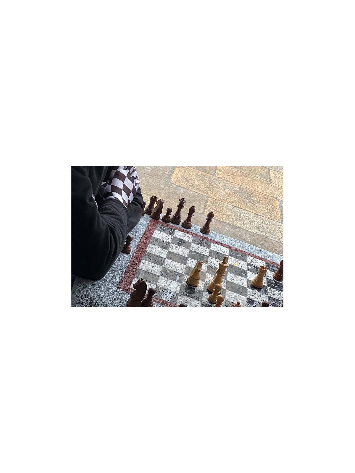 Ensemble banc et table d’échecs  – Neusus Urban