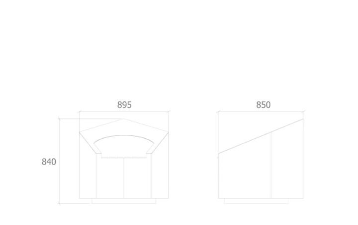 Fauteuil Linha – Mobilier urbain en acier et bois | Microcubo