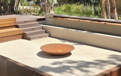 Brasero extérieur en acier corten – Fire Pit | Microcubo