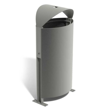 CORBEILLE URBAINE EN ACIER TILA
POUBELLE DE VILLE AVEC CENDRIER
COLLECTEUR DE DÉCHET TILA POUR COLLECTIVITÉ