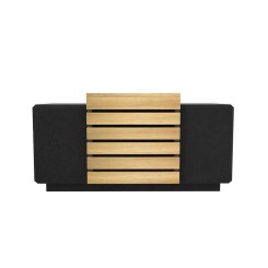 BANQUETTE EN BÉTON GRIS , BLANC ET NOIR SABLÉ ET TABLE MILA ACIER ET BOIS ROBINIER
MOBILIER URBAIN MODERNE POUR COLLECTIVITÉ