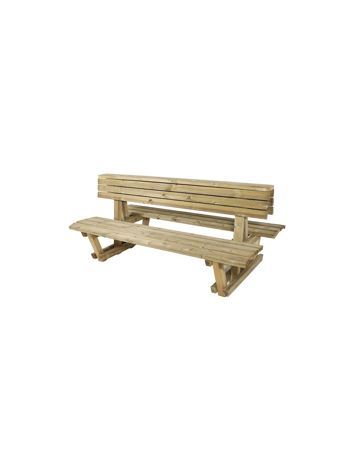 BANC EN BOIS DOUBLE TRISTAN ESPACE URBAIN
BANC EXTÉRIEUR DE VILLE EN PIN POUR COLLECTIVITÉ ET MAIRIE