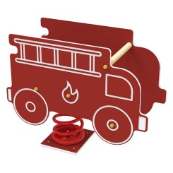 JEU RESSORT 1 PLACE CAMION DE POMPIER RED