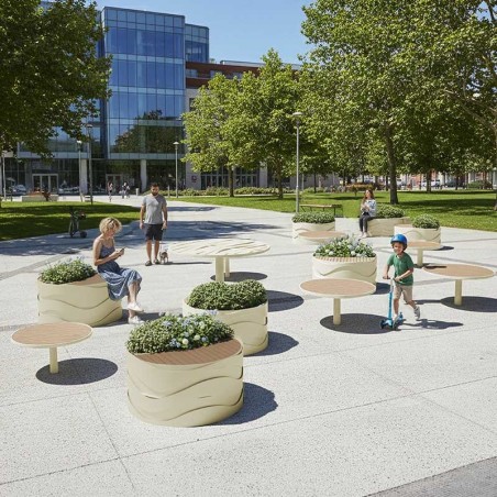 JARDINIÈRE URBAINE MAR MICROCUBO POUR FLEURISSEMENT EXTÉRIEUR
JARDINIÈRE DE VILLE POUR ESPACE PUBLIC DE COLLECTIVITÉ