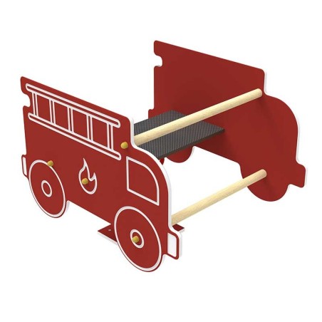 JEU RESSORT 2 PLACES CAMION DE POMPIER RED