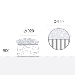 JARDINIÈRE EXTÉRIEURE MAR AVEC ASSISE MICROCUBO POUR COLLECTIVITÉ
JARDINIÈRE AVEC BANC MODERNE POUR ESPACE URBAIN