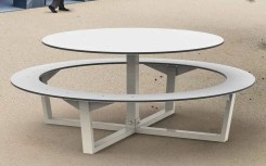 TABLE DE PIQUE NIQUE ACIER HPDE FARANDOLE