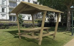 TABLE PIQUE NIQUE AVEC OMBRIERE DAHLIA