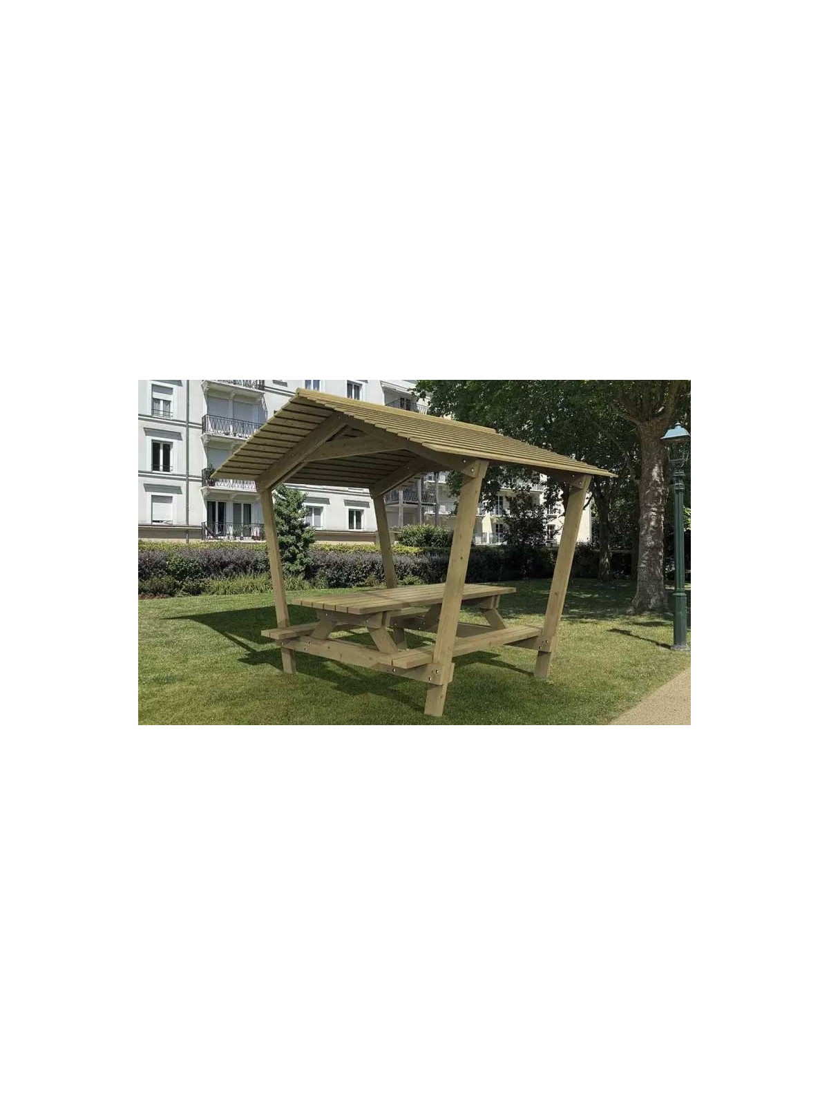 TABLE PIQUE NIQUE AVEC OMBRIERE DAHLIA