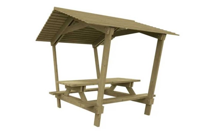 TABLE PIQUE NIQUE AVEC OMBRIERE DAHLIA