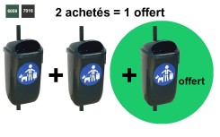 CORBEILLE DE PROPRETÉ 50 L PEHD POUR HYGIÈNE CANINE
ÉQUIPEMENT DE PROPRETÉ CANINE POUR PARC DE MAIRIE ET JARDIN PUBLIC