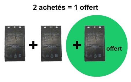 LIASSES TYPE SACS GANTS - PEHD NOIR