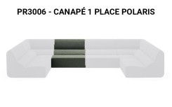ASSISE MODULAIRE DESIGN POUR PROFESSIONNELS
CANAPÉ 1 PLACE MODULABLE POLARIS