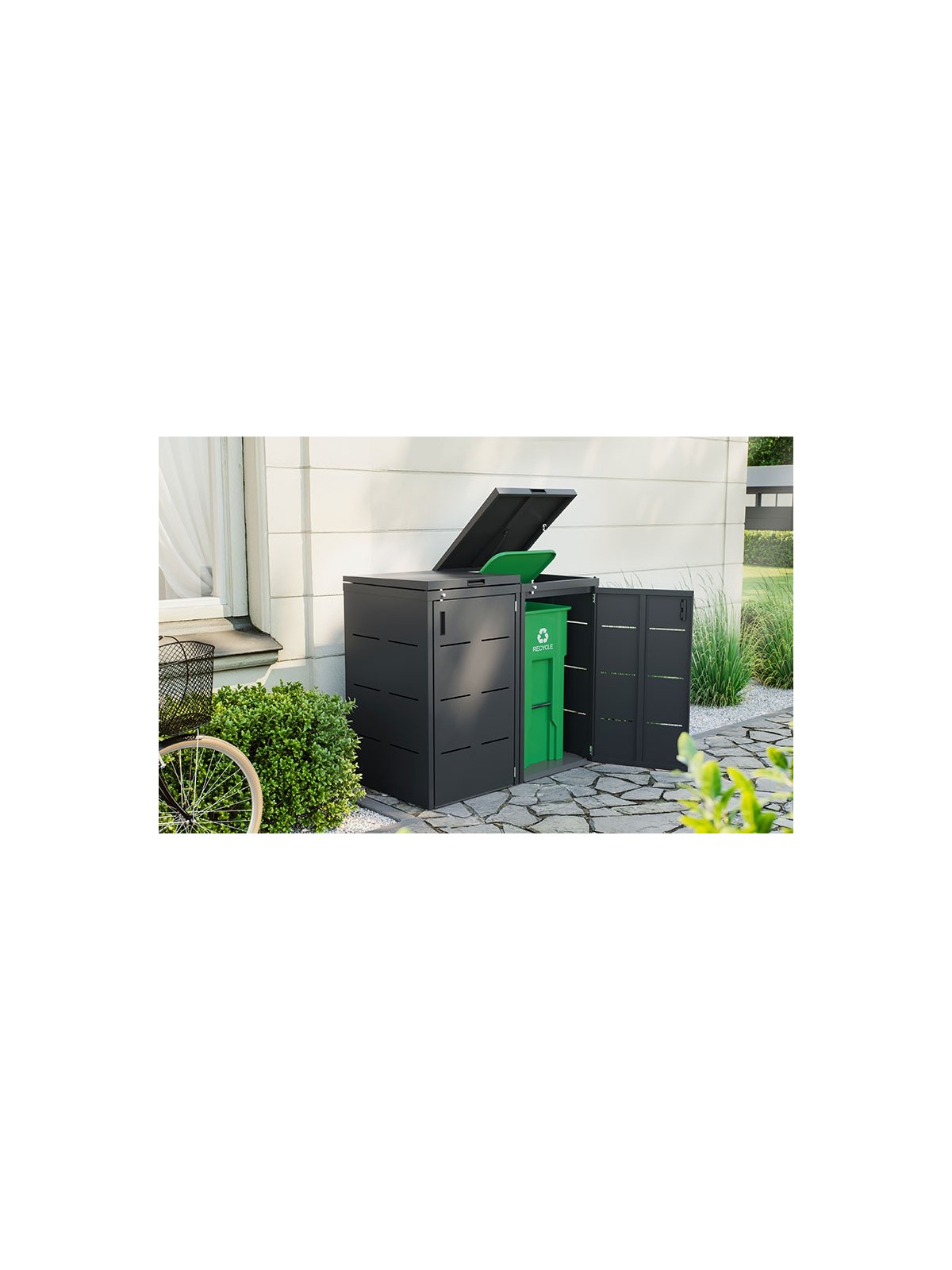 CACHE CONTENEUR MODERNE POUR ESPACES PROFESSIONNELS IDÉAL POUR ENTREPRISES, COLLECTIVITÉS ET RÉSIDENCES